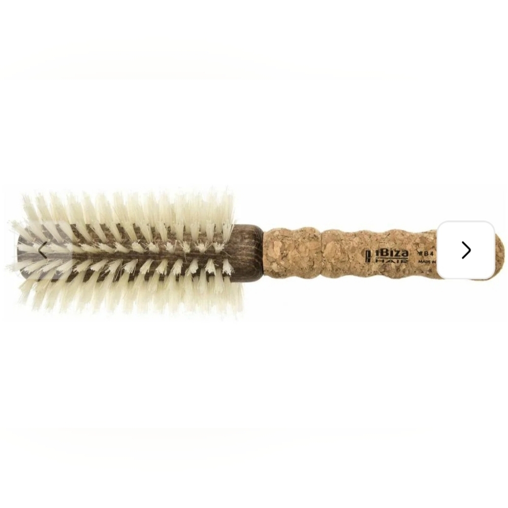 Ibiza Hair Round Brush with Cork Handle